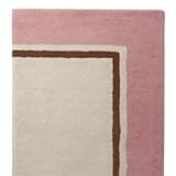 Pink & Chocolate 5x8 Rug