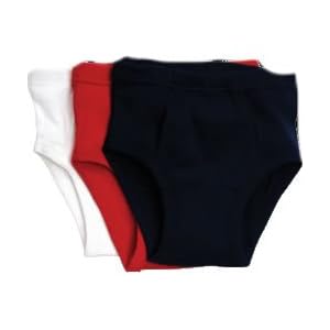 Under The Nile Organic Cotton Boys Brief XS (3-4 Years) - Assorted Colors