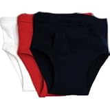 Under The Nile Organic Cotton Boys Brief XS (3-4 Years) - Assorted Colors