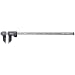 Mitutoyo ABSOLUTE 552 Series Digital Caliper, Stainless Steel, Inch/Metric, Nib Style Jaw, For Depth/Inside/Outside/Step Measurements