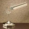 Catalina Lighting W9103 Solid Brass Adjustable Piano Lamp for 2 Tubular Incandescent 40w Bulbs, 16 High