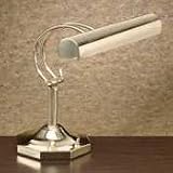 Catalina Lighting W9103 Solid Brass Adjustable Piano Lamp for 2 Tubular Incandescent 40w Bulbs, 16 High