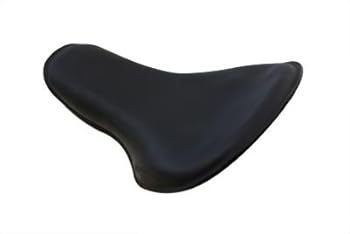 Motorcycle Black Leather Buddy Style Seat
