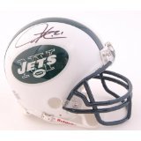 LADAINIAN TOMLINSON SIGNED AUTOGRAPHED MINI HELMET NEW YORK JETS COA + HOLOGRAM