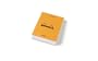 Rhodia Classic Orange Staple Bound Lined Paper Pad 2 X 3
