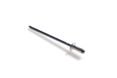 Aluminum Open End Rivet /w Steel 3/16OD, L 1.200, Drill #11, Grip .876-1.000