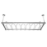 8 Channel Stock Glass Rack - Chrome