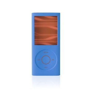Belkin Silicone Sleeve Case for iPod nano 4G (Blue/Orange)