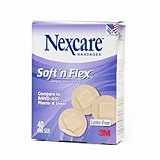 Nexcare Softn Flex Bandage, Spots One Size Latex Free, 40 Count Packages