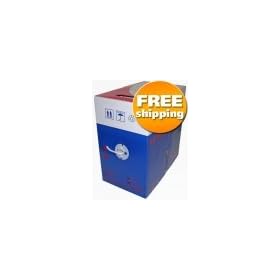 1000 Ft Cat6 Ethernet Cable Solid Riser Rated UTP UL Certified White by 