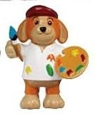 Webkinz Figurine - CREATIVE ARTIST COCKER SPANIEL