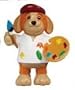 Webkinz Figurine - CREATIVE ARTIST COCKER SPANIEL