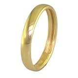3MM Made in Italy Gold Plated Wedding Band in Sterling Silver (Available in Sizes 5 - 13)