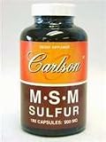 Carlson Labs MSM Sulfur 180 caps