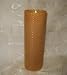 100% Beeswax Candles - Never Ending Pillar in NATURAL with 4 Tea Lights!