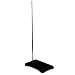 American Educational Cast Iron Support Ring Stand with Acid Resistant Finish, 8" Length x 5" Width Base Size