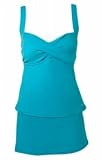 Liz Claiborne Lagoon Twist Bra Skirtini Swimsuit - Plus Size Swimwear Plus Size Swimsuits