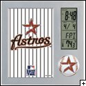 Houston Astros Desk Clock - MLB Desk Clocks