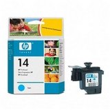 HP 14 Printhead, Page Yield 30,000, Cyan