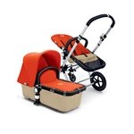 Bugaboo Cameleon Stroller - Sand Base - Orange Canvas