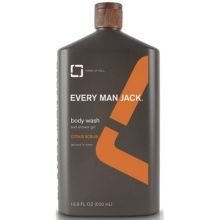 Every Man Jack Citrus Scrub Body Wash 16.9 Ounce