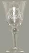 Individually Hand Etched Anchor Water Glass 8" Set / 4