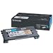 Lexmark 0C500H2CG Tonerkassette cyan f�r C500