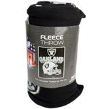 Northwest Oakland Raiders Gridiron Fleece Throw