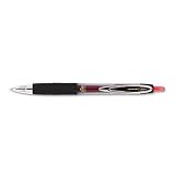 uni ball  207 Retractable Roller Ball Pen, 0.5mm, Red Ink (SAN61257)
