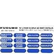 Furuno 100-292-791 Blue Labels for RMC100 Remote