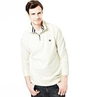 Blue Harbour Pure Cotton Piqué Sweat Top
