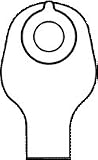 Cymed 9341345 9 Inch Mid-Size Two-Piece Transparent Drainable Pouch - Box of 10