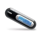 Coby MP300-1G MP3 Player with 1 GB Flash Memory, USB Drive and LCD - Black