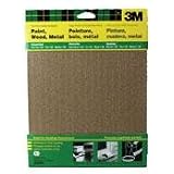 3M 9 X 11 Assorted Paint, Wood, Metal Sandpaper Sheets