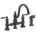 Moen Showhouse S713WR Waterhill Two Handle Kitchen Bridge Faucet With Matching Fini