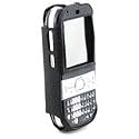 Black Prima Premium Leather Cell Phone Style Case for Palm Centro