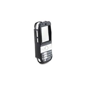 Black Prima Premium Leather Cell Phone Style Case for Palm Centro