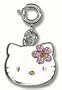 Licensed Sanrio Hello Kitty "Glam" Girl Charm with Pink Crystals