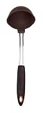 Mario Batali The Italian Kitchen Collection Soft Grip Prep Ladle, Espresso