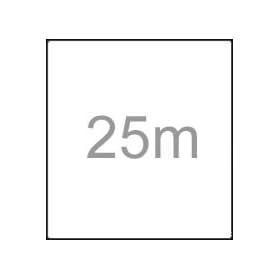 Paper Banquet Roll (25m, Caroline Brand) - White