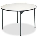 SAMSONITE COSCO 36104PTS1 Samson Premium Commercial Table, Round, 48in Diam ....