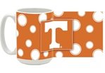 Tennessee Volunteers (Polka Dot) 15oz Ceramic Mug