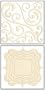Chunky Charms Chipboard Stickers Brackets & Swirls/Chiffon
