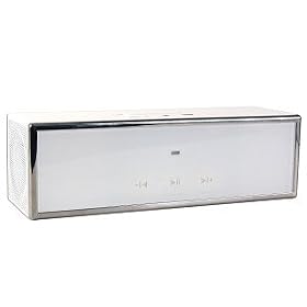 Bluetooth v2.0 Portable Stereo Speaker & Handsfree Kit for Laptops, iPod & MP3 Players (White)