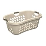 1-1/4 Bushel Sterilite® Seashell Ultra HipHold Laundry Basket