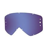 Smith Warp Motorcycle Goggle Replacement Lenses Single Blue Mirror