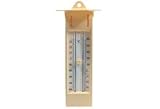 Eigenschaften bauCompany24  / MAX.-MIN.-THERMOMETER, mit Dach Rückstell-Druckknopf mittig