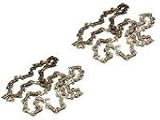 Pack of 2 chainsaw chains for Tesco 35cc model AC3110A6 Ref: 56 19988