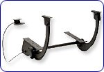 HSfele Dual Keyboard arm-Duet 27 sit to stand, adjustable, steel, black