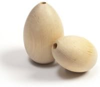 4-1/4 inch Tall x 2-3/4 inch Wide Egg -Bag of 1